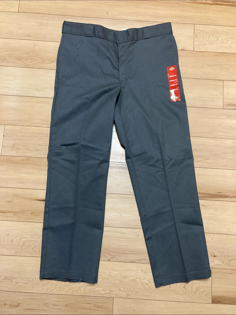 Dickies Men’s Gray Straight-Leg Work Pants